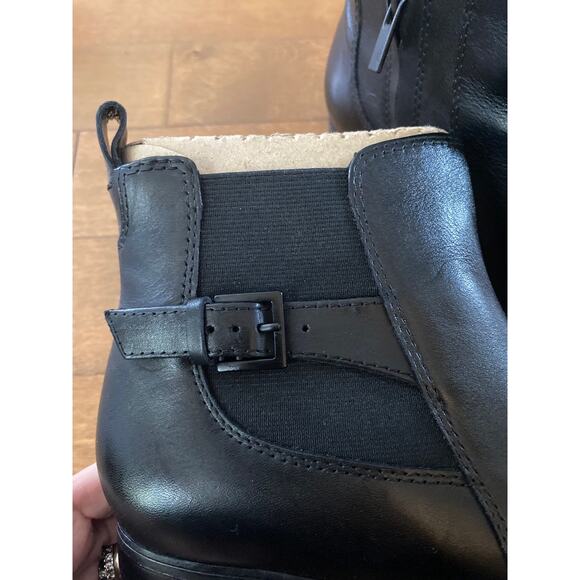 Clarks Morela Liza ankle black boots size 6.5 like new - Picture 7 of 12